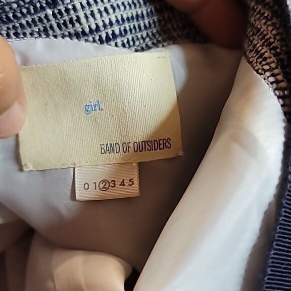 girl.by Band of Outsiders Tweed Mini Dress Size 2/ Oversized - Picture 4 of 11